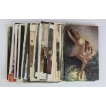 Nudes. Tasteful selection of golden age postcards inc many full-frontal, better noted inc real photo