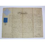 Commission document relating to Godfrey Charles George Norton to the rank of Sub Lieutenant, dated