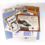 Jimmy Greaves selection of pictures, cuttings, cards, etc. (Qty)