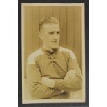 Football postcard b&w RP of Robert (Bob) Ferguson, Middlesborough c1920's by Simpson. Ferguson