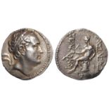 Ancient Greek; The Seleukid Kingdom silver tetradrachm of Seleukos IV, Philopator 187-175 BC, wt.