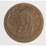 Token, 18thC: The Anglesey Mines (Wales) 'Druid Head' Halfpenny 1788, edge: 'PAYABLE IN ANGLESEY