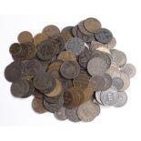 Guernsey (150) copper & bronze coins 19th-20thC, mixed grade.