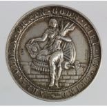 British Prize Medal, silver d.38mm: 'THE GOLDEN GRAIN GOD'S GIFT WE GRIND' / 'THE INCORPORATED
