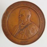 Opening of North Bridge, Edinburgh, 1897, large bronze medal