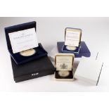 GB Cased Sets & Coins: UK Proof Set 2012, with silver proof Crowns 1980 and 1981; together with