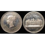 British Commemorative Medal, white metal d.46mm: Queen Victoria Opening of Aston Hall & Park