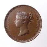 British Commemorative Medal, bronze d.54.5mm: Queen Victoria, Visit to the City of London 1837;