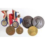 British Commemorative Medals (7) all relating to Edward VIII, bronze and other base metal.