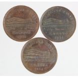 Tokens, 19thC (3): Callant's Grocery & Provision Warehouse Bridgenorth "unofficial farthings"