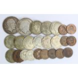 Iraq (24) 20thC regal coinage including silver, noted 2x Riyals of Faisal I, 6x 50 Fils, etc,