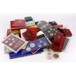 World Coins & Sets; a 'stacker box' full, 20thC, silver noted including Iceland silver proof 2-