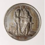 British Commemorative Medal, white metal d.44.5mm: Crimean War, Holy Alliance 1854, by Allen &