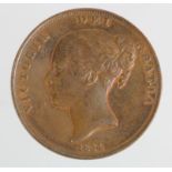Penny 1854 OT, EF