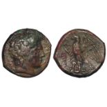 Ancient Greek, Sicily, Messana, under the Mamertini 288-210 BC, bronze of c.28mm. Obverse: Hear of