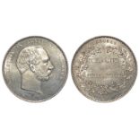 Denmark silver 2 Kroner of 1888, Silver Jubilee of Christian IX, UNC