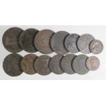 Tokens (7) 18th and 19thC British and Commonwealth copper, mixed grade.