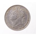 Shilling 1823, scarce date, GF