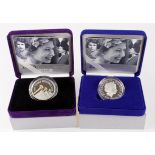 Royal Mint (2): HM QEII's 80th Birthday Silver Proof Crown 2006 'VIVAT REGINA', and the piedfort