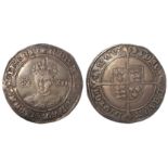 Edward VI silver shilling, Fine Silver Issue 1551-1553, mm. Tun. Spink 2483. Ex. Coats Collection