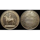 British Shooting Medal, silver d.53mm: 'The Queen Victoria's Cup' Duke of Wellington mounted on a