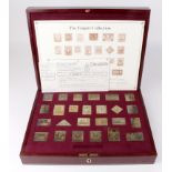 Silver Postage Stamp Ingots (25): The Empire Collection by Hallmark Replicas Limited, toned AU,
