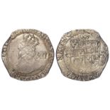 Charles I Shilling mm. (P), Tower Mint under Parliament, S.2800, a nice VF example on usual