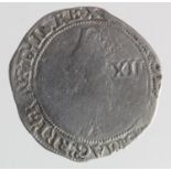 Charles I silver shilling, Tower Mint under Parliament, mm. Sun (1645-6) Group F, 4.4 var., S.