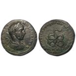 Elagabalus colonial bronze c.25mm of Moesia Inferior, Nicopolis Ad Istrum. Obverse: Laureate