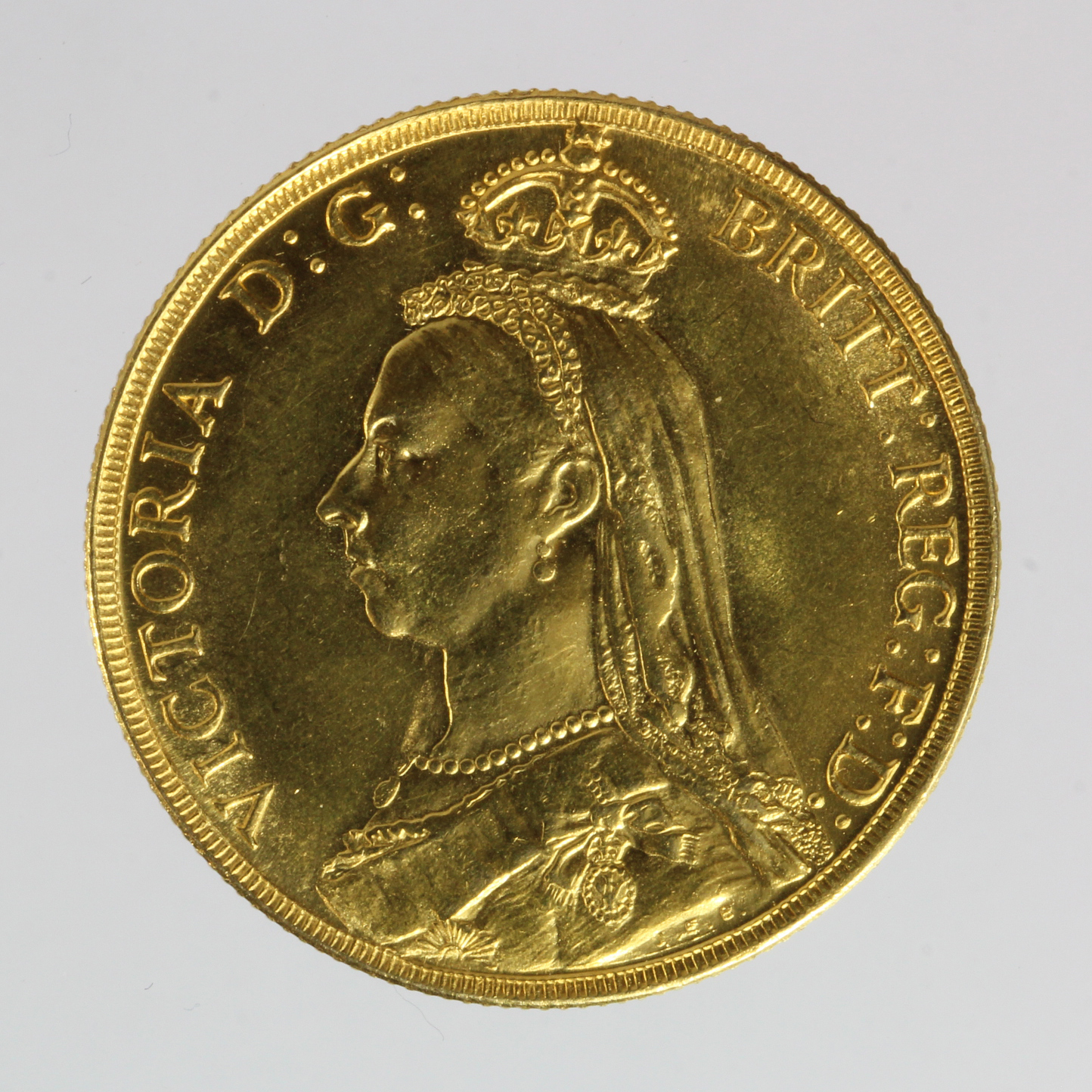 Two Pounds 1887 "jewellers copy" in 18ct gold, EF - Image 2 of 2