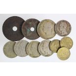 Belgian Congo (11) 19th-20thC base metal coinage, mixed grade.