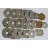 British West Africa (25) cupro-nickel and bronze coinage, mixed grade including high grade.