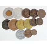 Channel Islands (Jersey and Guernsey) coins, tokens and medals, copper and other base metal, 19th-