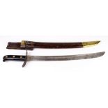 Sword late 19th century dated Dutch Cutlass also used by the Japanese, very nice example with