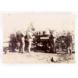 Boer War interest - photo of a Boer Field 'Post Office'. (approx 6"x4" inches)