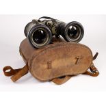German WW2 scarce pair of 7x50 U-Boat binoculars with blc code under rubber cover complete with