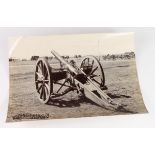 Boer War interest - photo 'Krupp Gun with Free Stata Arms from Cronje's Laager' by A Elliott Cape