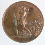 Life Saving bronze medal - Royal Society for the Protection of Life from Fire, in very rubbed