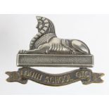 Badge Louth School OTC (Lincolnshire) cap badge