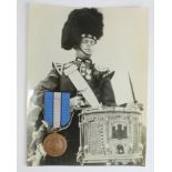 Cyprus UN medal together with superb photograph of L?Cpl Drummer Robert Smith Royal Highland