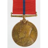 Coronation medal 1902, Police Ambulance Service Issue to, Pte. E. O’Reilly. VF+