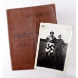 RAC WW2 Soldiers service & paybook with photo & pocket bible to 7917817 William Henry Whiston