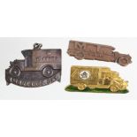 Sweethearts, Motor related badges comprising A.S.C. (Army Service Corps), brass & enamel badge;