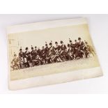 East Kent Yeomanry - a superb Victorian photo c1865 with an impressive line up of personalities in