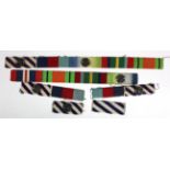 DFC WW2 ribbon bars with Rosettes (qty)