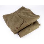 WW2 interest - 1940 Pattern Battledress Trousers in good condition.