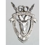 Royal Air Force 60th Squadron silver sweetheart badge (shows the head of a Markhor goat). Badge