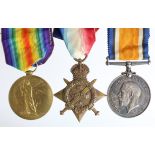 1914 Star Trio to Capt C A G O'Malley RFA. (Pair named Major C A G O'Malley). Medal Card gives his