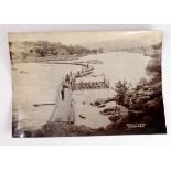 Boer War interest - photo of 'Boer Foot bridge across Tugela'. (approx 7.5" x5" inches)