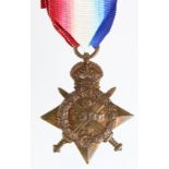 1914 Star to MS / 635 Pte W H Bryden ASC, landed F&F 23/9/14 awarded MSM as Cpl in motor